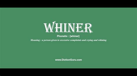 whiners in tagalog|WHINERS Meaning in Tagalog .